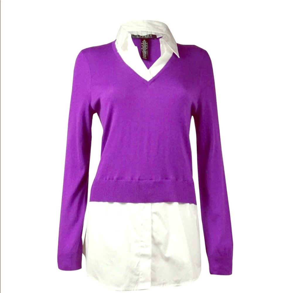 Lauren Ralph Lauren Layered Sweater -3X